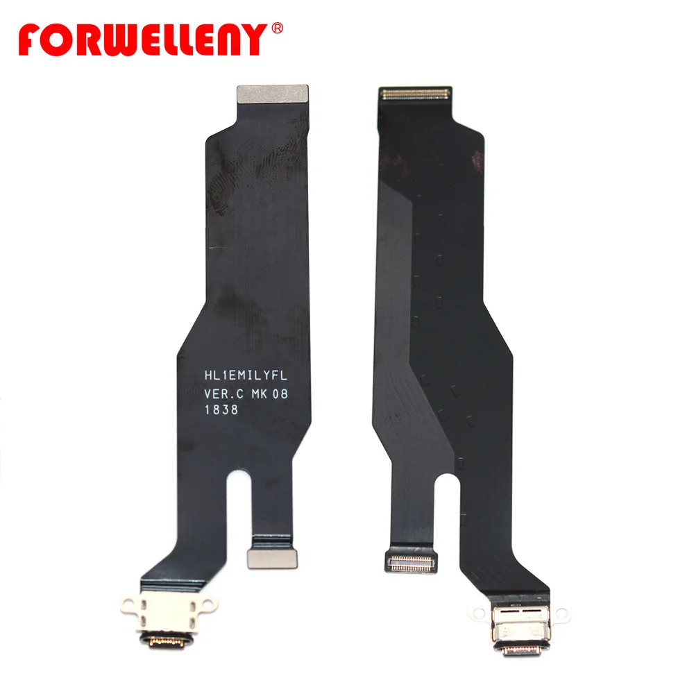 Par Huawei P20 C Tipa USB Lādētāja Ports Uzlādes Doks mātesplati Savienotājs ilgi Flex Kabelis EML-L09, EML-L09C, EML-L 29, EML-AL00