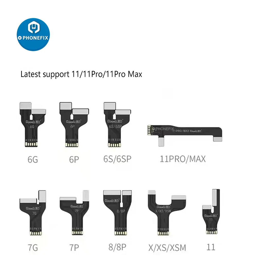 QianLi iPower Pro Max Testa Kabeļa Jaudas Kontroles Testa Vadu iPhone 11 11Pro Max XS XS MAX X 8 8P 7 7P 6S 6SP Remonta Jaudas Kabelis