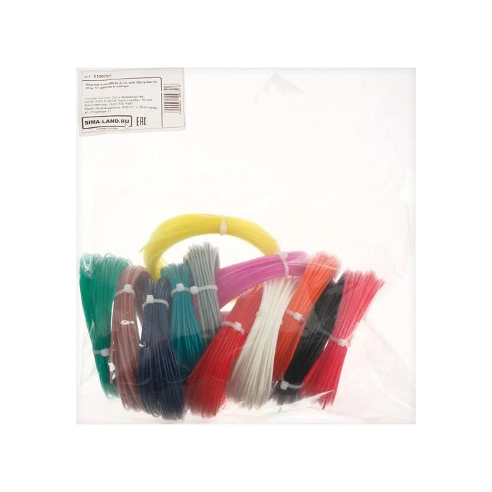 Plastmasas LuazON TAA-12, 3D pildspalva, 12 krāsas 10 metru 5120751