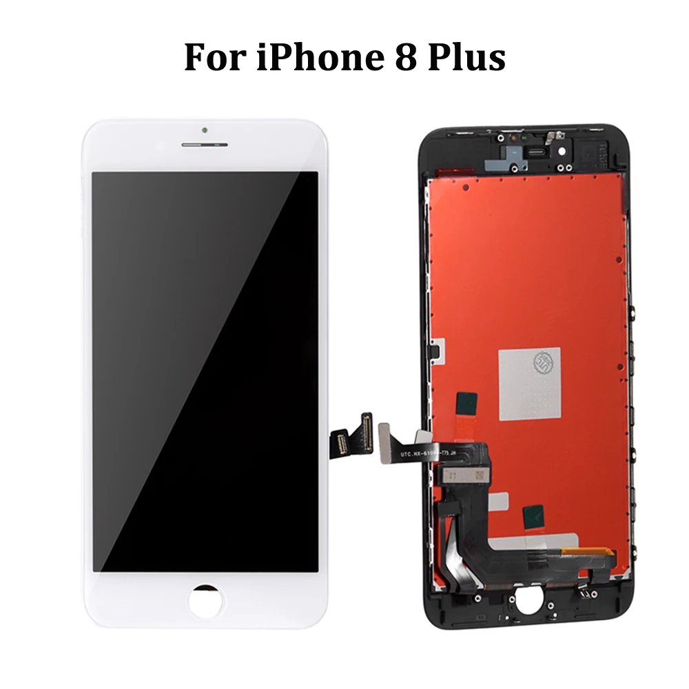 AAA Klases iPhone 7 7Plus 8 8Plus LCD Ar 3D Spēkā Touch Screen Digitizer Montāža, iPhone 6 6Plus Displejs Nav Dead Pixel
