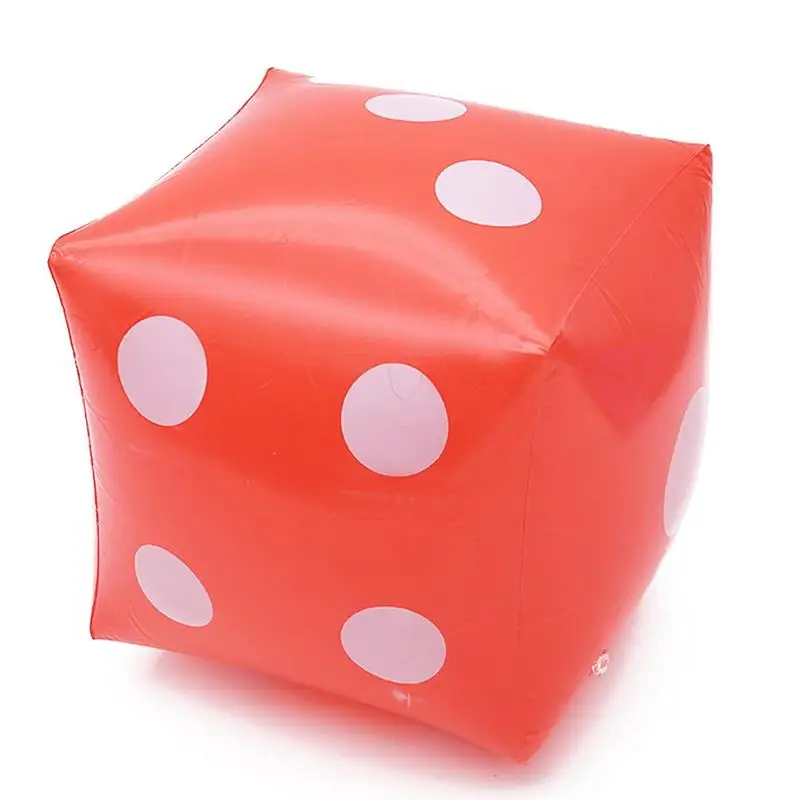 1PC Piepūšamās Multi Krāsu Blow-Up Cube Lielo Kauliņu Rotaļlietas Posmā Prop Grupas Spēle Rīku trīsdimensiju Piepūšamās Pincetes