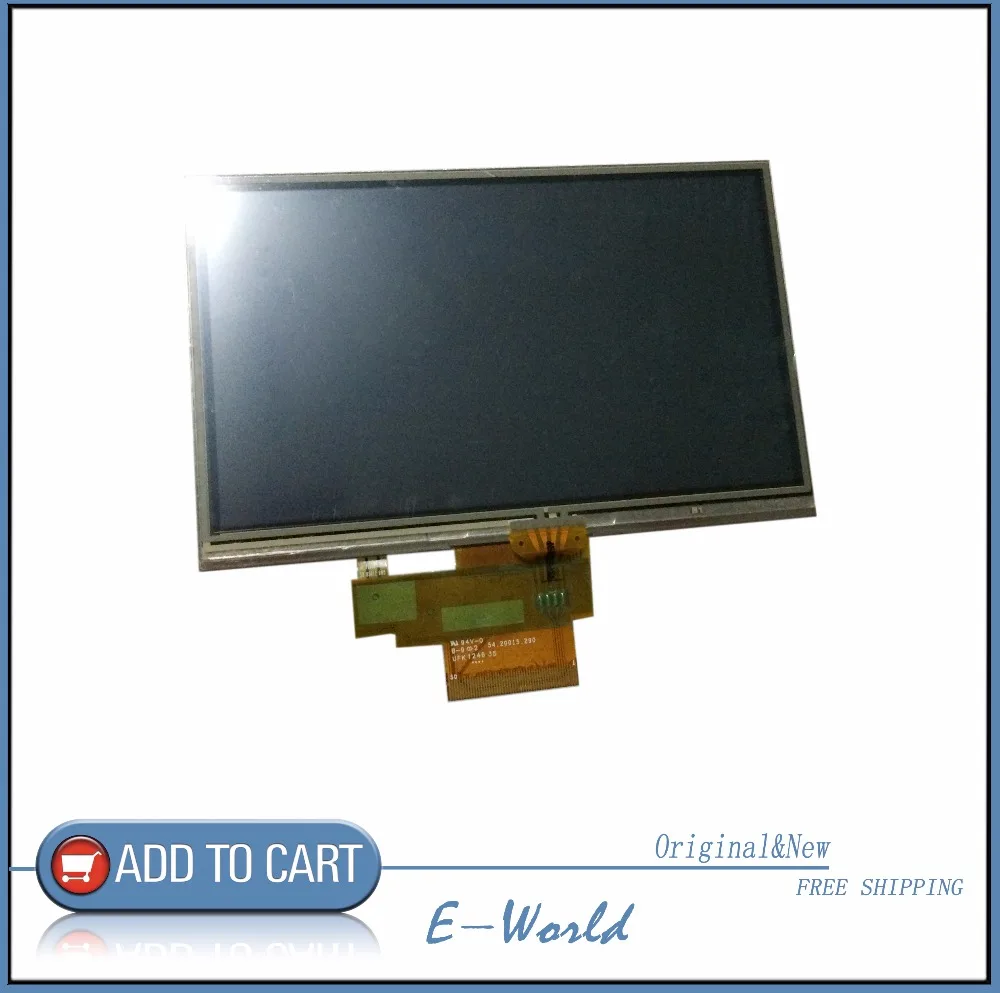 Oriģinālu un Jaunu 5inch 50pin LCD ekrāns ar touch screen A050FW03 V0 A050FW03 V. 0 GPS bezmaksas piegāde