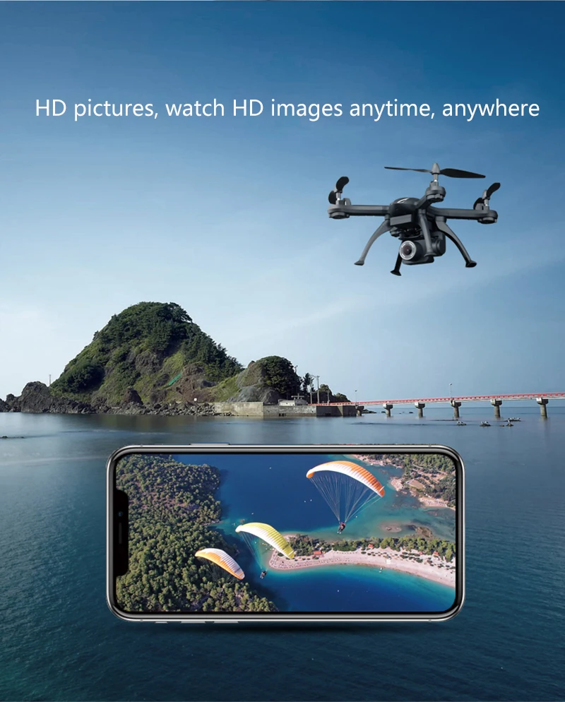X6S Dūkoņa VS XY4 VS E58 Dūkoņa X6S HD Kamera 480p / 720p / 1080p Quadcopter Fpv Dron Vienu Pogu Atgriešanās Lidojums Lidināties RC Dūkoņa rotaļlietas