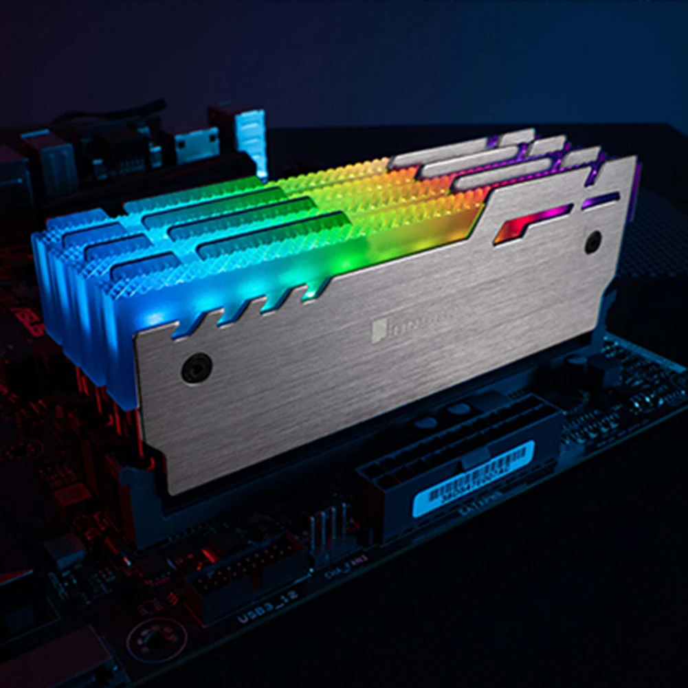 JONSBO NC-3 2gab Atmiņas Radiatoru Heatsinks RAM Heatsink Radiatoru Vēsāks 5V A-RGB Darbvirsmas Atmiņas Dzesēšanas Siltuma Izkliedi Pad