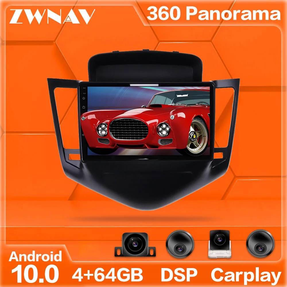 360 Kameras Android sistēmas, Auto Multimediju Atskaņotājs Par Chevrolet Cruze 2008. - 2012. gadam GPS Navi Radio stereo IPS skārienjutīgais ekrāns, galvas vienības