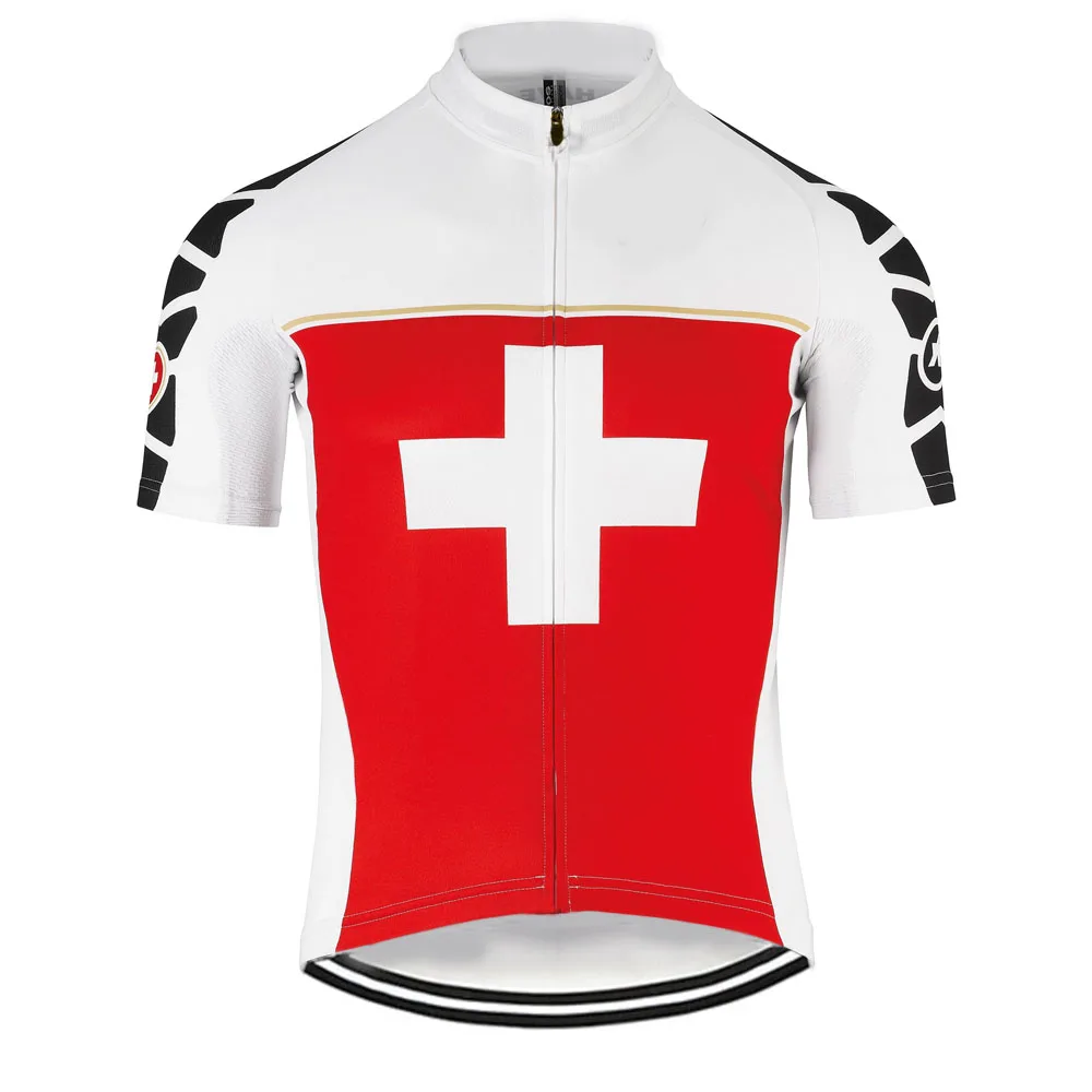 2020 Šveice Riteņbraukšana Džersija ar Īsām Piedurknēm Šveices Nacionālā izlase Riteņbraukšana Apģērbu Road Bike Krekli Kalnu Velosipēdu MTB Maillot