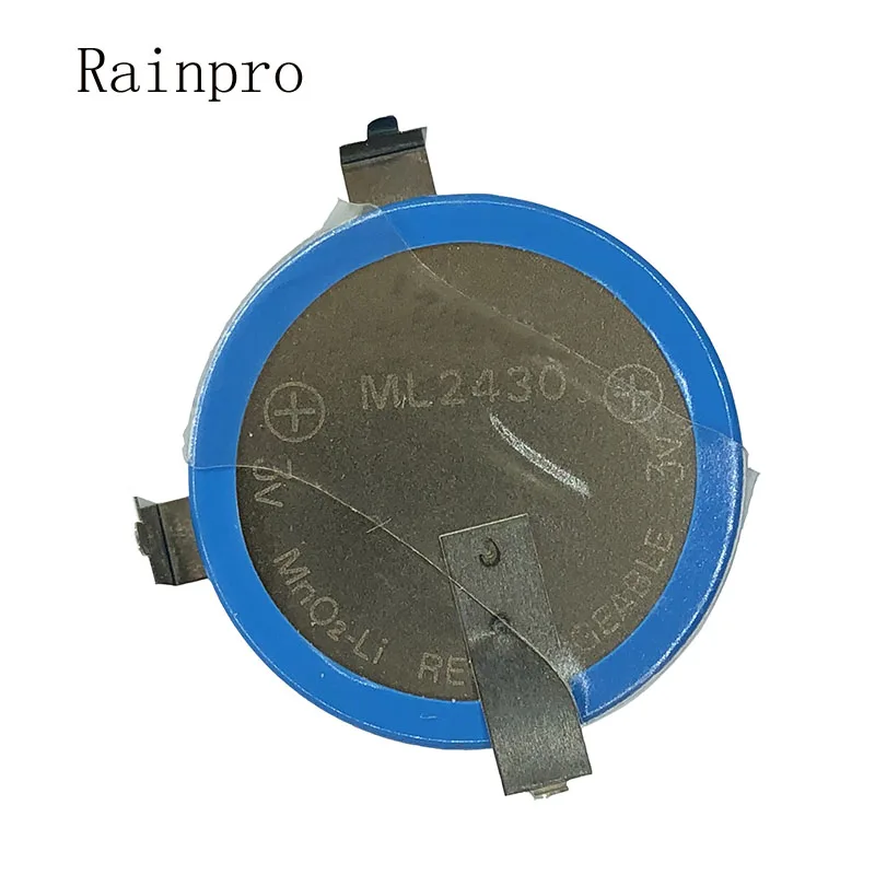 Rainpro 2GAB/DAUDZ ML2430-2-HI1 3 V Litija mangāna baterijas 3 PINS ML2430