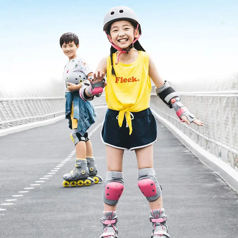 Originl Xiaomi Mijia Xiaoxun Regulēšana Bērniem, Velo Ķiveres Velosipēdu Sporta Kneepad Elkoņa Ceļgala Locītavu Aizsardzības Drošības Iekārtas