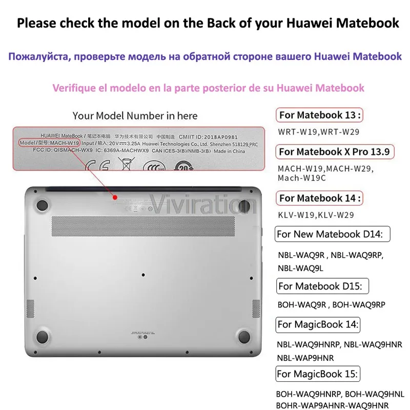 Par MateBook D15/D14 PVC Piederumi Grāmatiņa Gadījumā Huawei Matebook D14 D15 2020. Gadam Matēts Skaidrs Grūti Notebook Korpusa Klēpjdatora Vāka