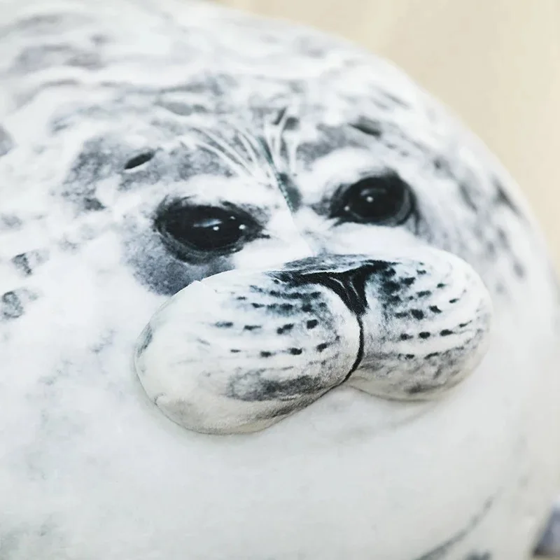 3D Drukas Augstas Kvalitātes Japāna Roundest Zīmogu Spilvenu Pūkains Zīmogu Spilvenu Pildījumu Jūras Dzīvnieki, pelēkais ronis Dāvanu Meitene Zēns Dzimšanas diena
