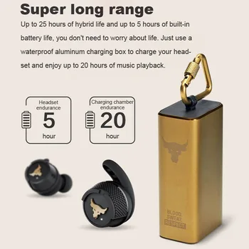 Austiņas Bluetooth Earbuds Bezvadu Flash Pleijeri Edition Sport in-ear Earbuds Treniņu Austiņas HI-FI Stereo Austiņas