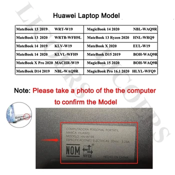 HD Modelis Klēpjdatoru Cietā Lietā Soma Huawei MateBook 13 14 X Pro 2020. gadam Magicbook 14 15 collu Xiaomi Huawei Grāmatiņa Lietu Vāku