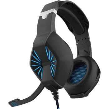 Top A1 Stereo Gaming Headset 7.1 Virtual Surround Bass Spēļu Austiņas Austiņas ar Mikrofonu, LED Gaismas, Datoru, PC Gamer