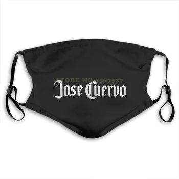 Mans Unikālo Kokvilnas Jose Cuervo Logotipu Melnā Vīrieši Sievietes Sejas Maskas