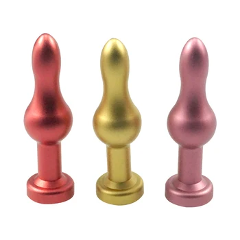 106mm garums krāsains metāla kristāla anālais plug dārgakmeņu butt plug bumbu ielikt seksa rotaļlietas vīriešiem, sievietēm pieaugušo zāles