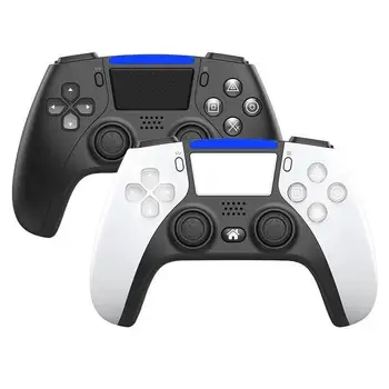 Par PS4 PS5 Gamepad Bluetooth Bezvadu Spēļu Kontrolieris ar Programmējamās Pogas Bluetooth 4.0 Sešu Ass Dubultu Vibrāciju