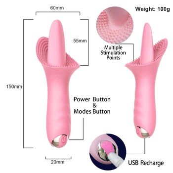 G Spot Klitora Vibrators Mēles Laiza Clit Smaguma Pieaugušo Seksa Rotaļlietas Sievietēm, 10 Veidu Vibrācijas Orgasmu Vaginālā seksa rotaļlietas massager