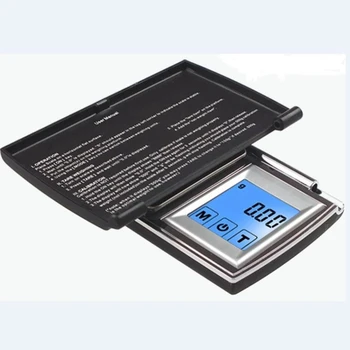 200g 0.01 g Mini Precīzi Digitālie Svari Zelta, Sudraba Rotaslietas 0.01 LCD Touch Screen Bilances Svara Elektronisko Skalas