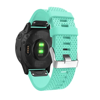 20mm Sporta Mīksta Silikona Watchband Wriststrap Par Garmin Fenix 5S Plus Viegli Fit Ātri Atbrīvot wirstband Par Garmin Fenix 6S Band