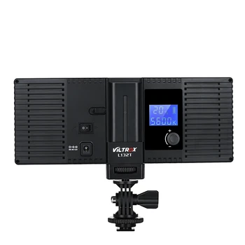 Viltrox L132T Kameras LED video light LCD Displejs Bi-Color & Aptumšojami Slim DSLR + AC strāvas Adapteris Canon Nikon DV Videokamera
