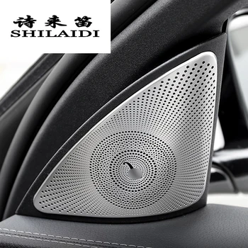 Auto stils Durvju Audio Skaļrunis Dekoratīvās Lentes Ietver 3D uzlīmes Apdare priekš Mercedes Benz E Klases W213 Auto interjera Aksesuāri