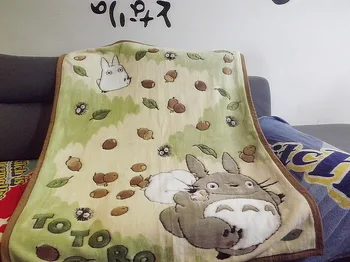 Mans Kaimiņš Totoro Mutvārdu Vilnas Sega, Paklājiņš, Vannas Dvielis Nap Sega Bērnu Bērniem Dāvanu 90x130cm