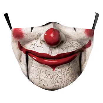 Lielais Notikums ir klauns un mutes 3D Iespiesti Sejas Auduma Maskas PM2.5Filter Iespiešanai nagu Modes Halloween nevaibstieties mazgājams