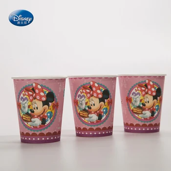 Minnie Mouse Puses Piederumi Galda piederumu komplekts Bērniem Dzimšanas dienas ballīti Apdares Plāksnes kausa auduma salvetes, Galdauts Dāvanu maisu 29pcs