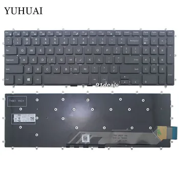 Jaunie Dell Inspiron 15 5565 5567 Spēļu 7566 7567 17 5765 5767 keyboard US layout black krāsa