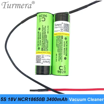 Turmera akumulatora 5s 18v 21v ncr18650b 18650 3400mah baterija 18v 21v putekļsūcējs skrūvgriezis akumulatora pielāgota metināšanas