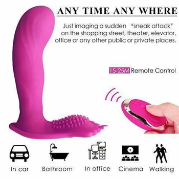 G-SPOT Valkājamas Tālvadības Vibratori Klitora Stimulators Masturbācija Vibrācijas Dildo Seksa Rotaļlietas Sievieti Pieaugušo Produkti