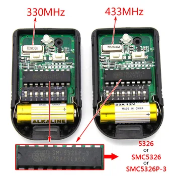 SMC5326P-3 SMC5326 330mhz 433mhz 8 dip slēdzi auto vārtiem eksemplāros tālvadības SMC5326P-3 330mhz 433mhz