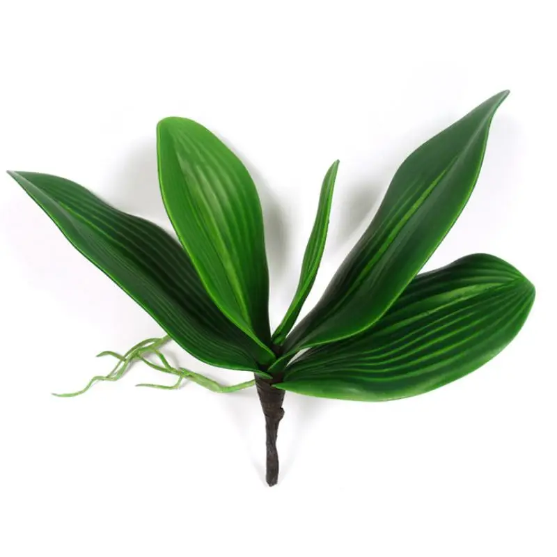 Mākslīgais zieds, lapas Phalaenopsis (kode orhideju), lapu / zaļas (green) / 1 saišķis