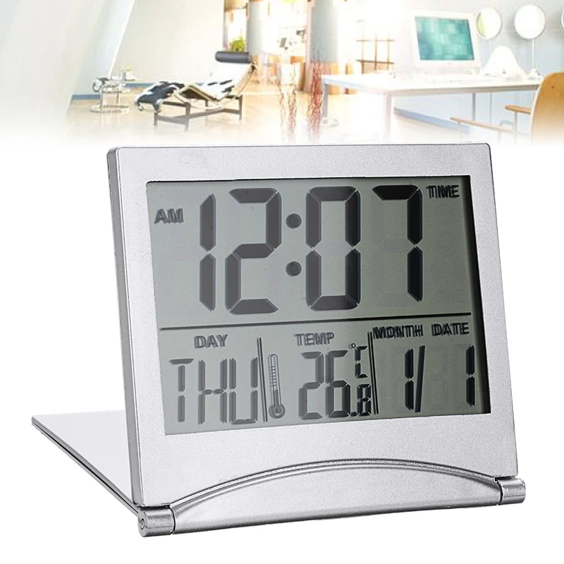 LED Digitālais Modinātājs Atlikšanas Izslēgtu Kalendāra Temperatūra Darbvirsmas Galda Elektronisko Pulksteni Mājas Guļamistaba Dekorēšana Pulkstenis