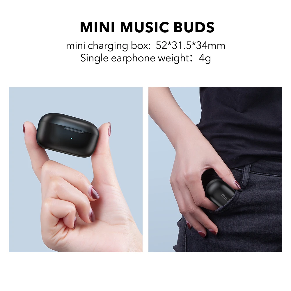 Mifa X19 TWS Bluetooth Austiņas Bezvadu Bluetooth 5.0 TWS Austiņas Austiņas Trokšņa Slāpēšanas Sporta Ūdensizturīgs Earbuds