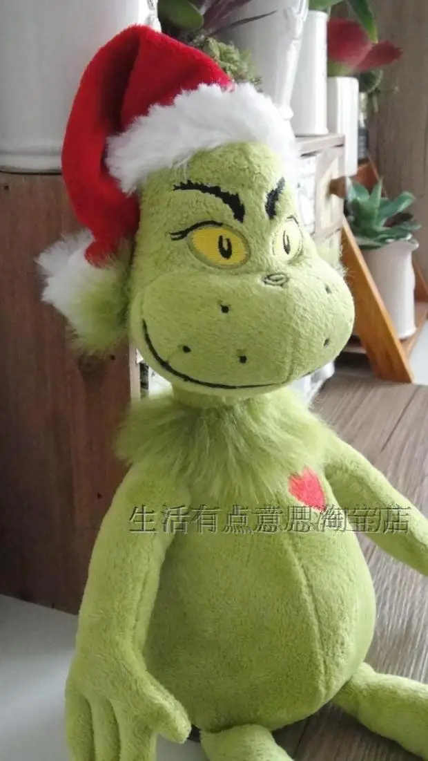 Karikatūra Ziemassvētku Zaļo Monstru Multfilmas Cute Stuff Plīša Rotaļlietas Lelle, Bērnu Dzimšanas Dienas Dāvana