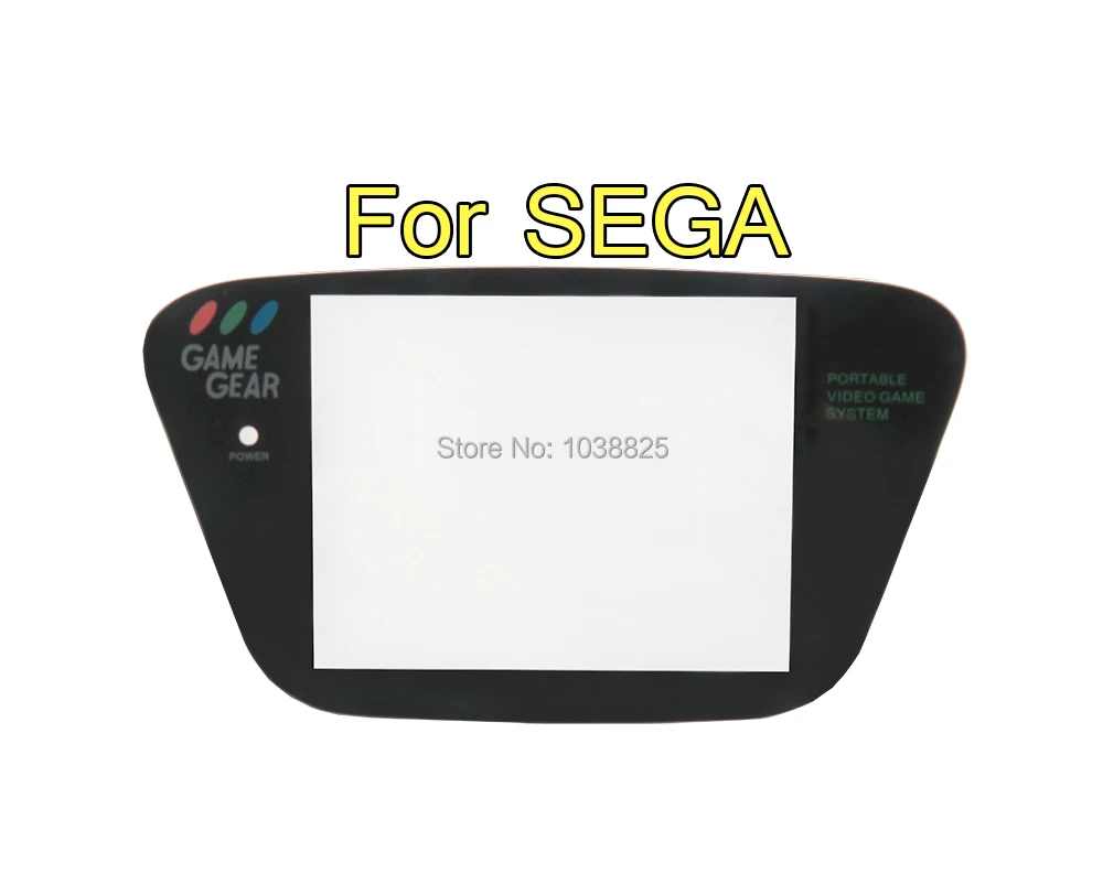 6pcs/daudz JAUNU Rezerves Ekrāna Aizsargs Plastmasas Objektīva Vāciņš, lai Sega Game Gear Sistēma sega gg objektīvs melns