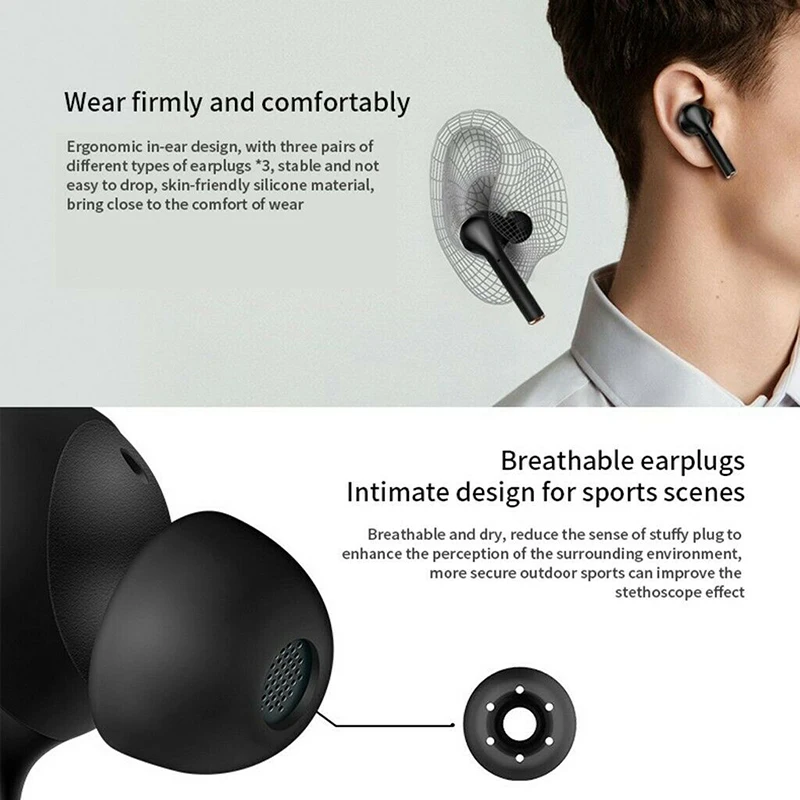 Bezvadu Austiņas Bluetooth Bezvadu Austiņu, LED Displejs Akumulatora TWS Stereo Bluetooth Austiņas Fitnesa Darbojas Sporta JR Piedāvājumi