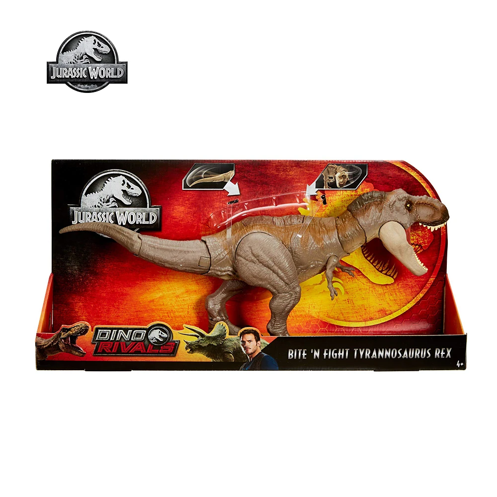 Jurassic Pasaules Tyrannosaurus Rex Bite & Cīņa Mežonīgs Dinozauru Kaujas Rotaļlietas Populārs Bērnu Rotaļu Ziemassvētku Dāvanu GCT91