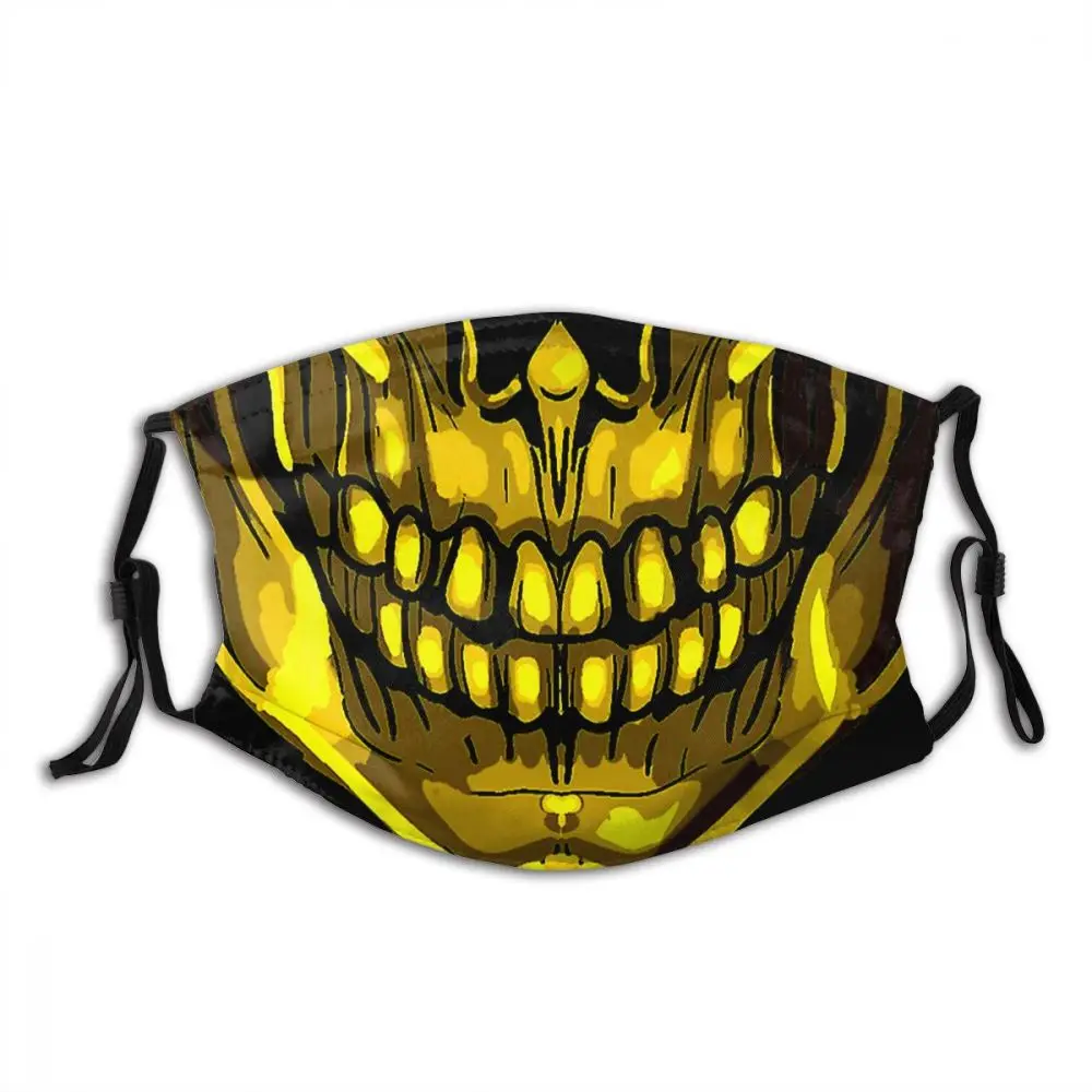 Kojima Nāves Tīšanas Modes Mascarilla Šausmu Galvaskausa Atkārtoti Mutes Maskas Ar Filtriem