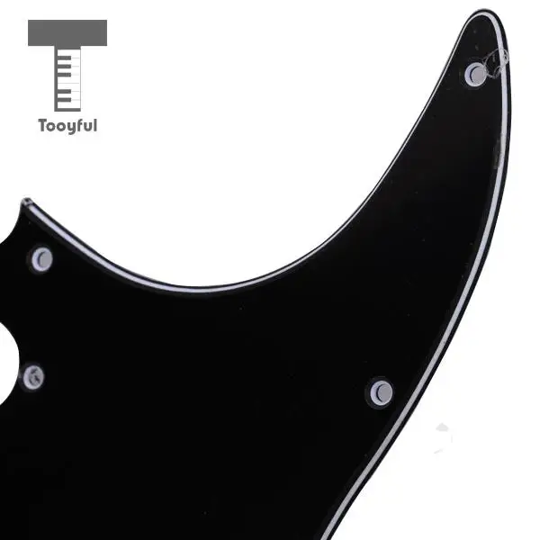 Tooyful Black Pickguard 3 Kārtu ar 11 Skrūvju Caurumi Caurumu Stratocaster Syle Ģitāra SSH Mūzikas Instrumentu Piederumi
