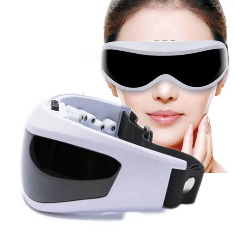 Elektriskā Acu Massager aprūpes magnētisko Maska, pretgrumbu Migrēna USB Akumulators Pieres lielas acu Veselības aprūpes skaistumu Vibrācijas masāža