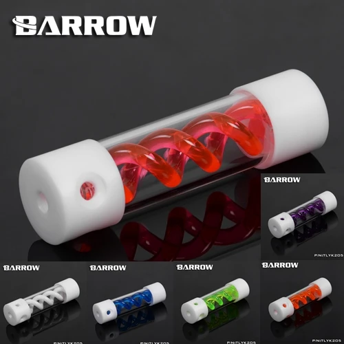 Barrow TLYK205 Multi-krāsainu Vīruss-T Cilindru Ūdens Rezervuārs , Ūdens Dzesēšanas tvertnes, nāk ar UV/Balts apgaismojums