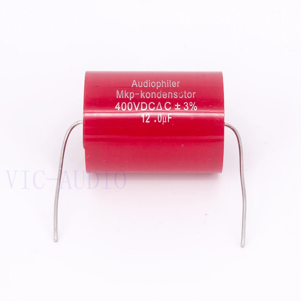 Audiophiler Mkp Kondensators 12uf 400V DC ±3% HIFI Drudzis Electrodeless Kondensators Audio Capacito Sakabes Frekvenču Dalījuma 12uf