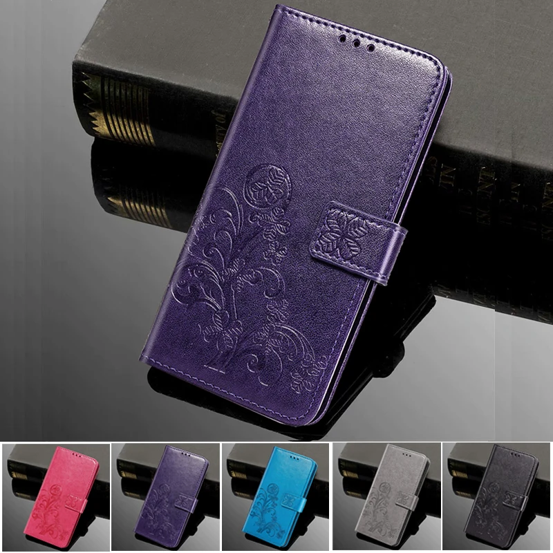 Phone Gadījumā ZTE Blade A510 Gadījumā Luksusa Flip Palīdzības Ādas Maks ar Magnētisko Tālrunis Stāvēt Grāmatas Vāka Coque 3D Reljefs