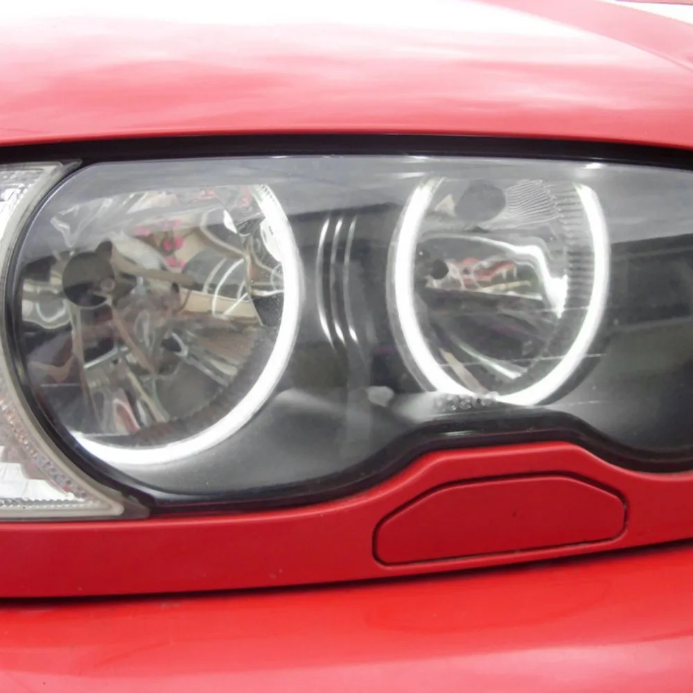 4gab Ūdensizturīgs CCFL Angel Eyes LED Apli Lukturu 200LM 16W 6000-6500K BMW E46E38 E36 E39