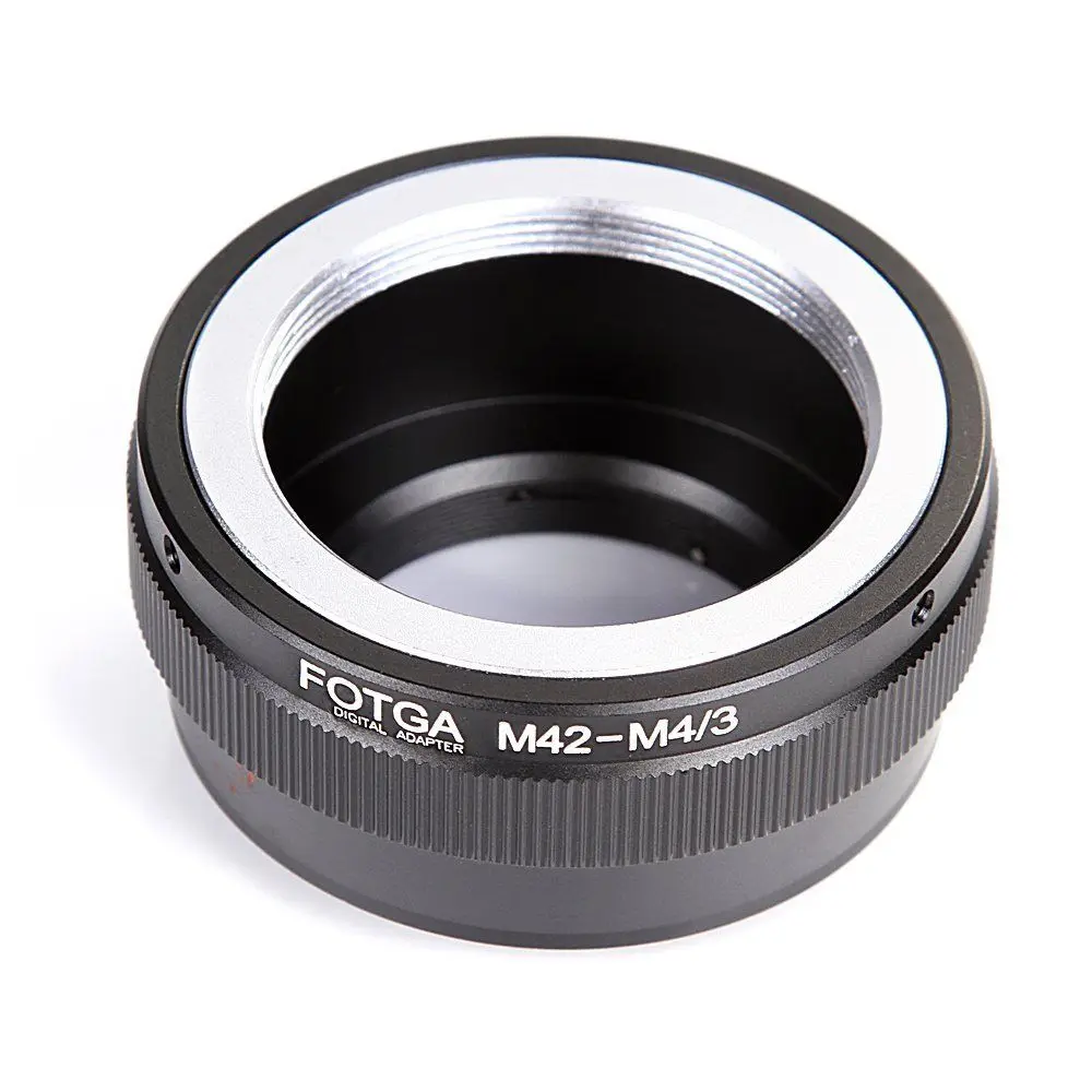 Fotga Metāla Adaptera Gredzens M42 Objektīvs ar Micro 4/3 Stiprinājums Olympus Panasonic DSLR Kameras