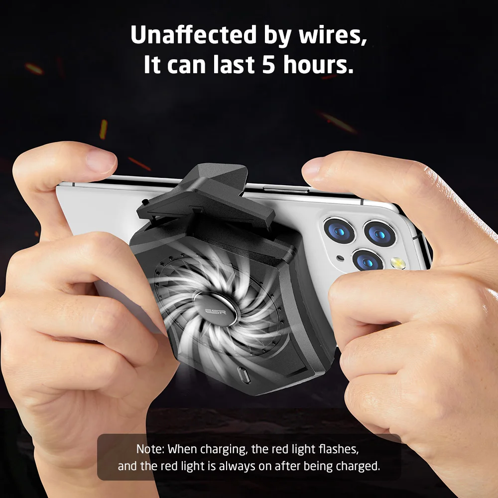 EAR Mobilo Telefonu Vēsāks Portable Tālruņa Dzesēšanas Ventilatoru iPhone Samsung Xiaomi Gamepad Dzesētāja PUBG Viedtālrunis Dzesēšanas Spilventiņu Spēle