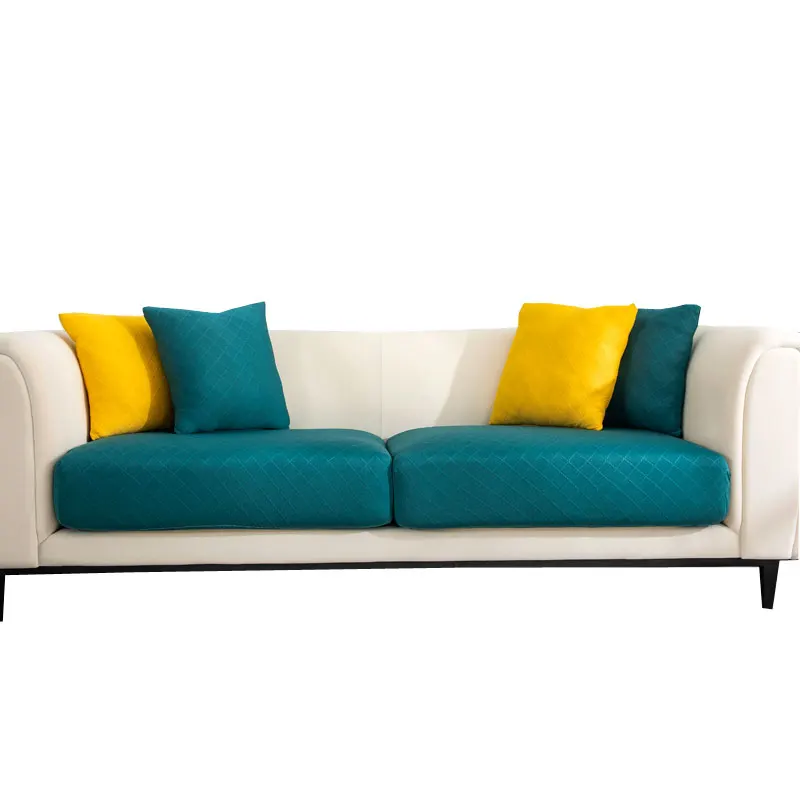 Tīrtoņa Krāsu Dīvāns Sēdekļa Vāku Ziemas Elastīgs Dīvāns Attiecas Uz Dzīvojamās Istabas Dīvāna Kāju Slipcover mēbeļu aizsargs