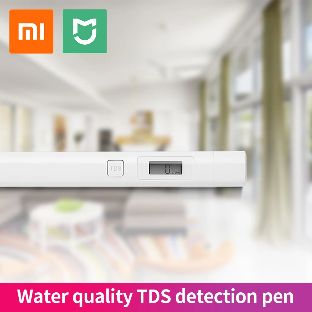Xiaomi Mijia TDS Mērītājs Ūdens Testeri Kvalitātes Tīrība Portatīvo Detektoru PH EK TDS-3 Testa Smart Meter Digitālās